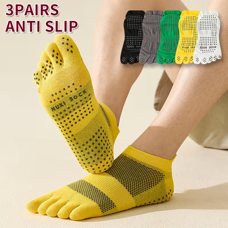 Erkek 3 Çift Parmak Arası Çora - Grip Sock Yoga incelemesi ve fiyatı