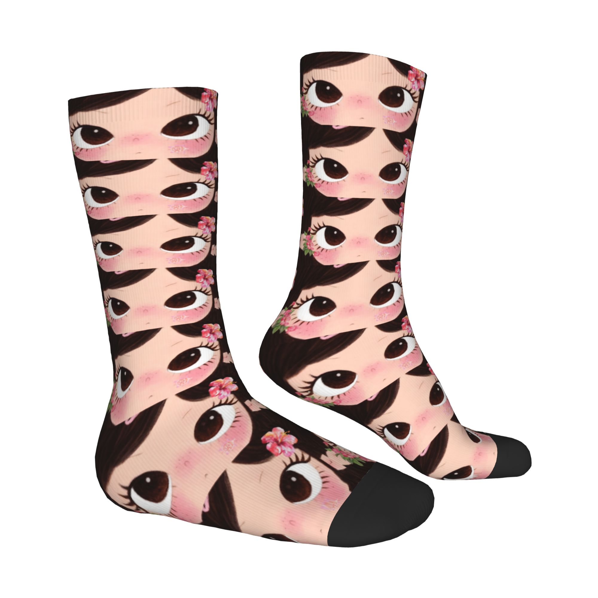 Özel Büyük Gözlü Kız Çizgi Rom - Dress Sock Men incelemesi ve fiyatı