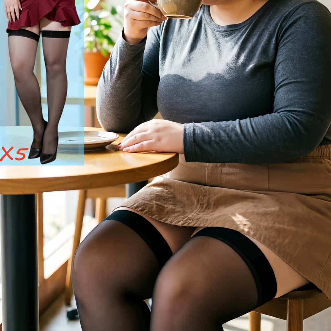 5 çift Büyük Beden Dantel Üstl - Thigh High Sock Stay Up incelemesi ve fiyatı