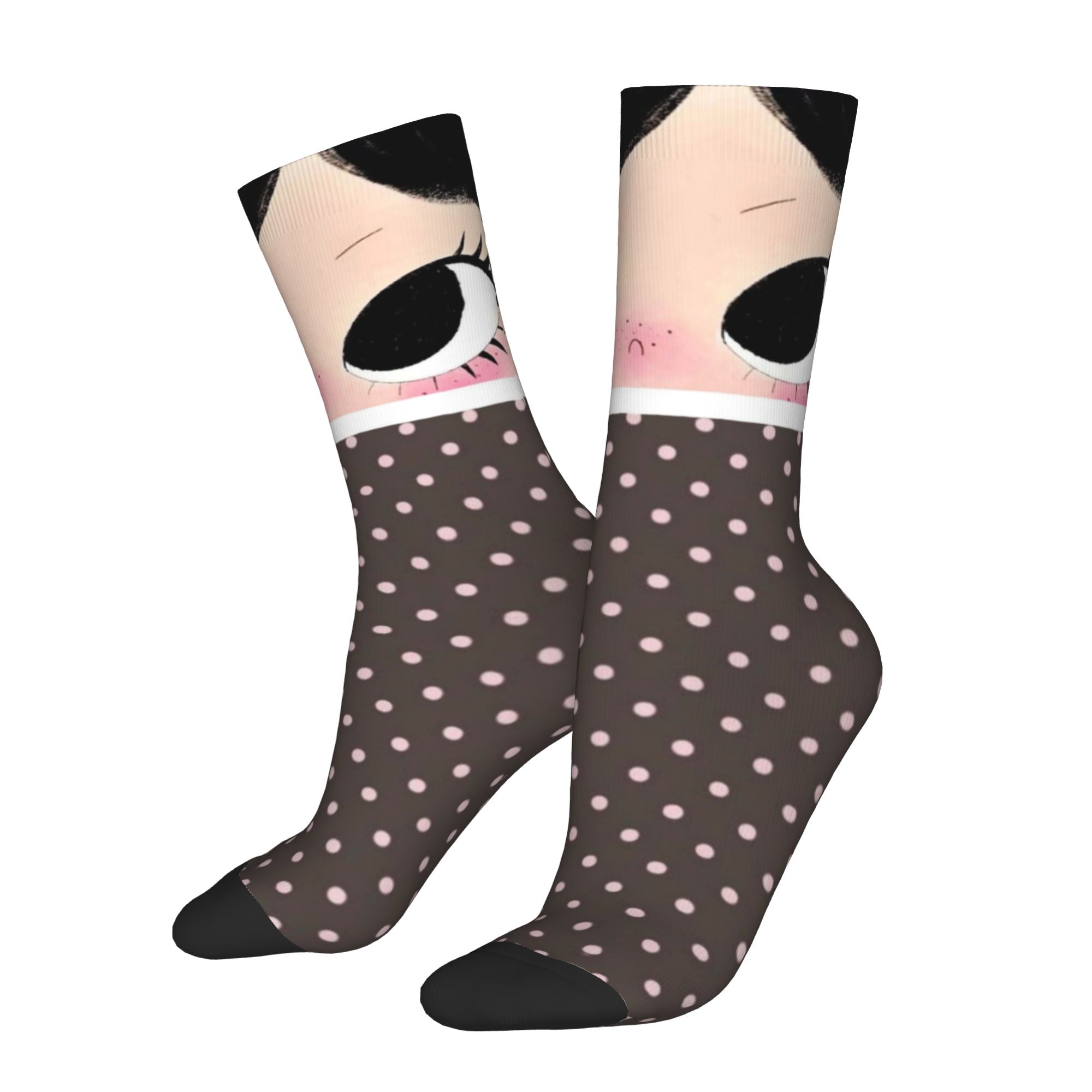 Özel Büyük Gözlü Kız Çizgi Rom - Dress Sock Men incelemesi ve fiyatı