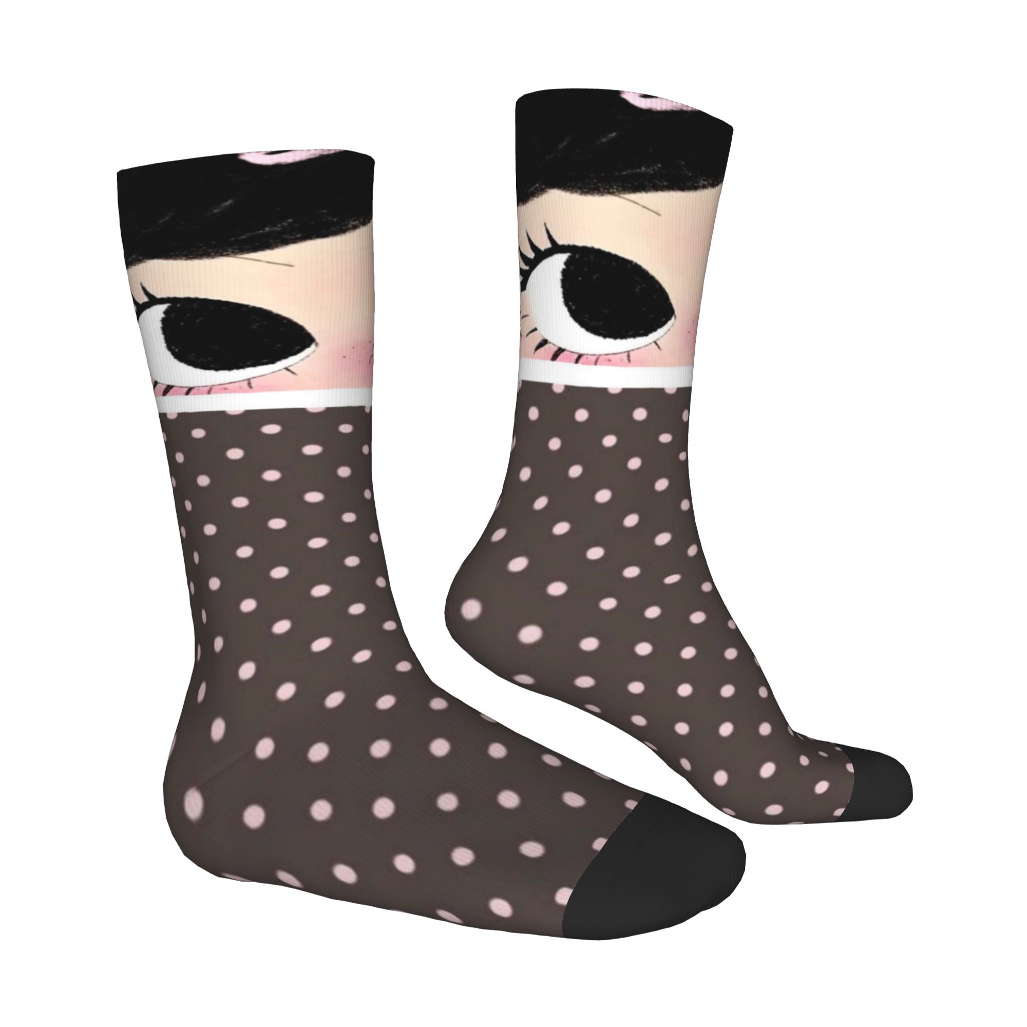 Özel Büyük Gözlü Kız Çizgi Rom - Dress Sock Men incelemesi ve fiyatı