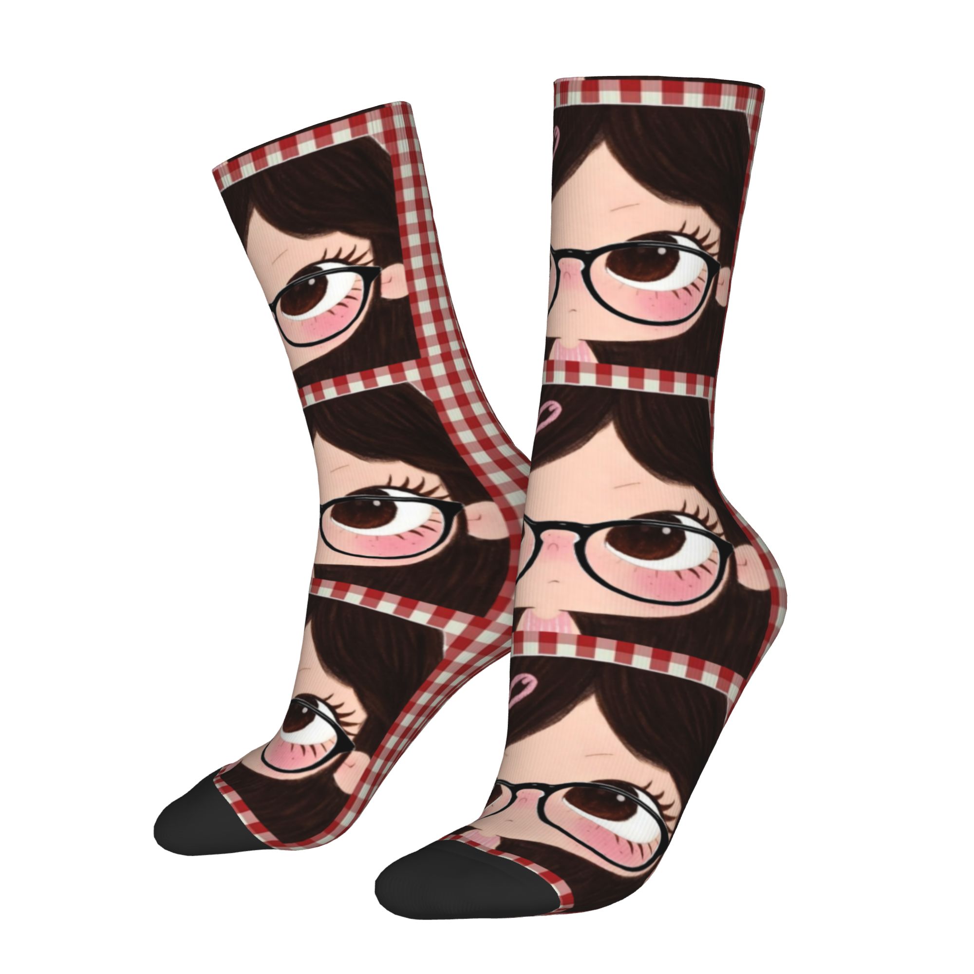 Özel Büyük Gözlü Kız Çizgi Rom - Dress Sock Men incelemesi ve fiyatı