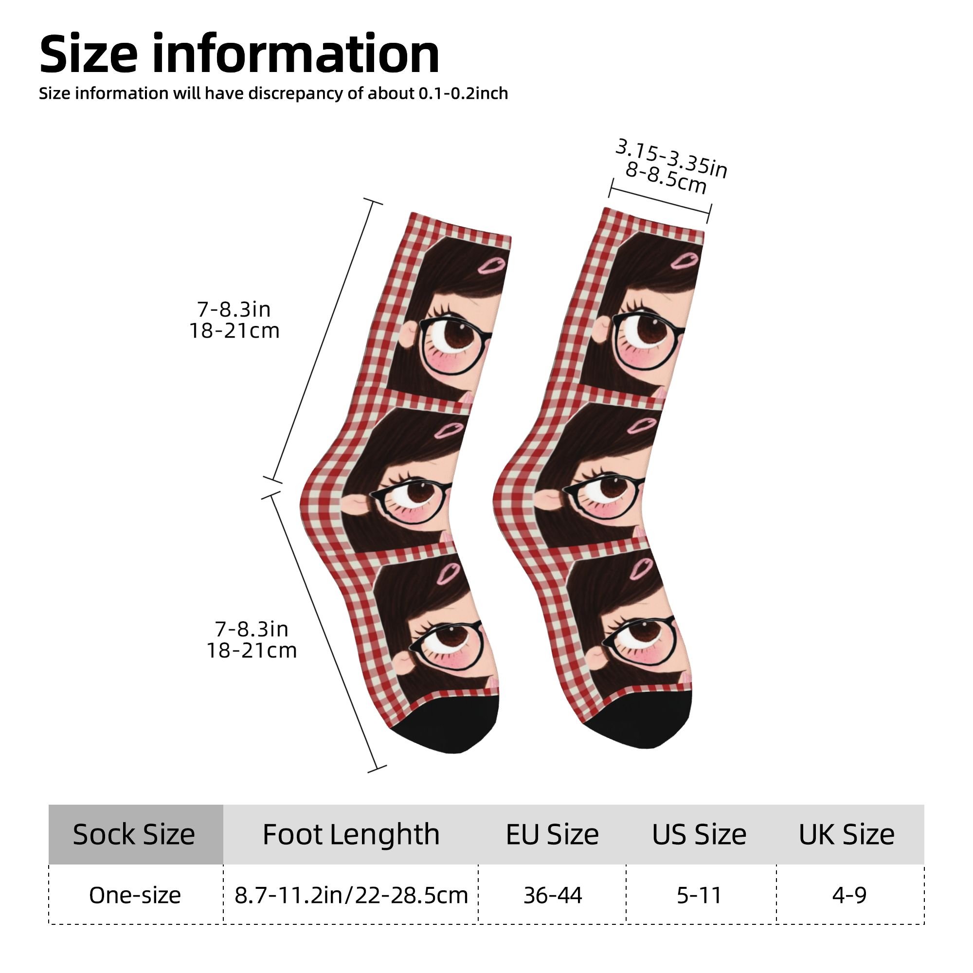 Özel Büyük Gözlü Kız Çizgi Rom - Dress Sock Men incelemesi ve fiyatı